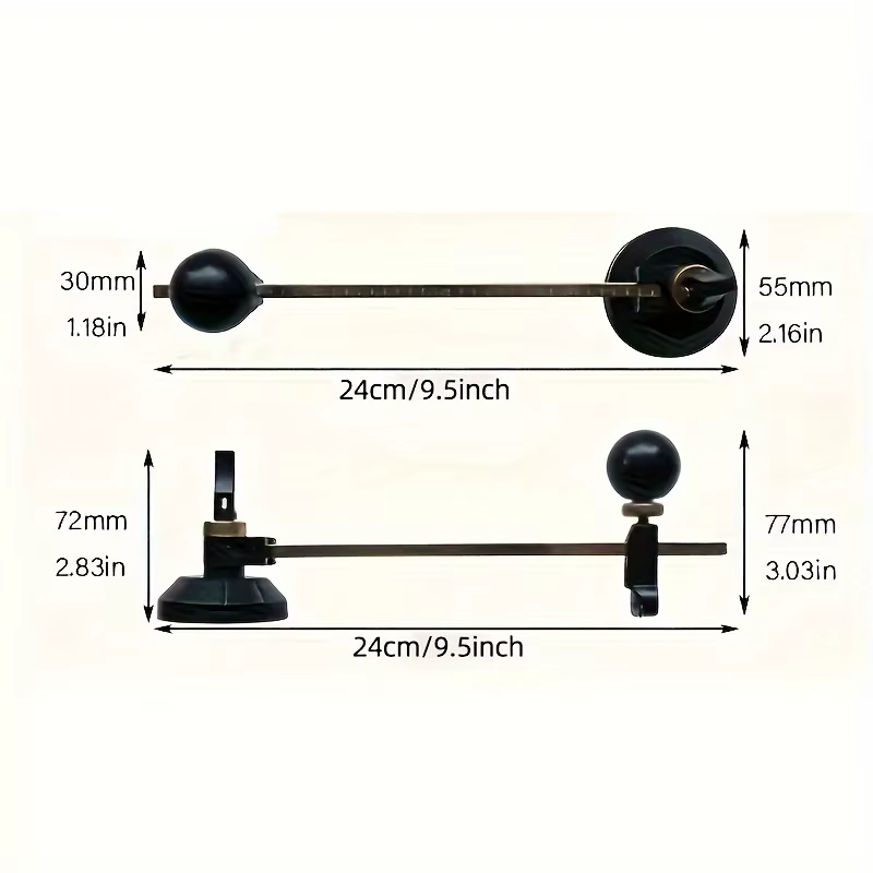 Coupe-verre circulaire réglable avec ventouse