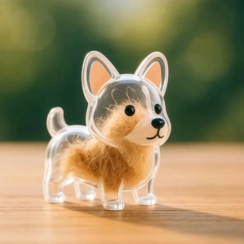 Pendentif de rangement de cheveux de chien