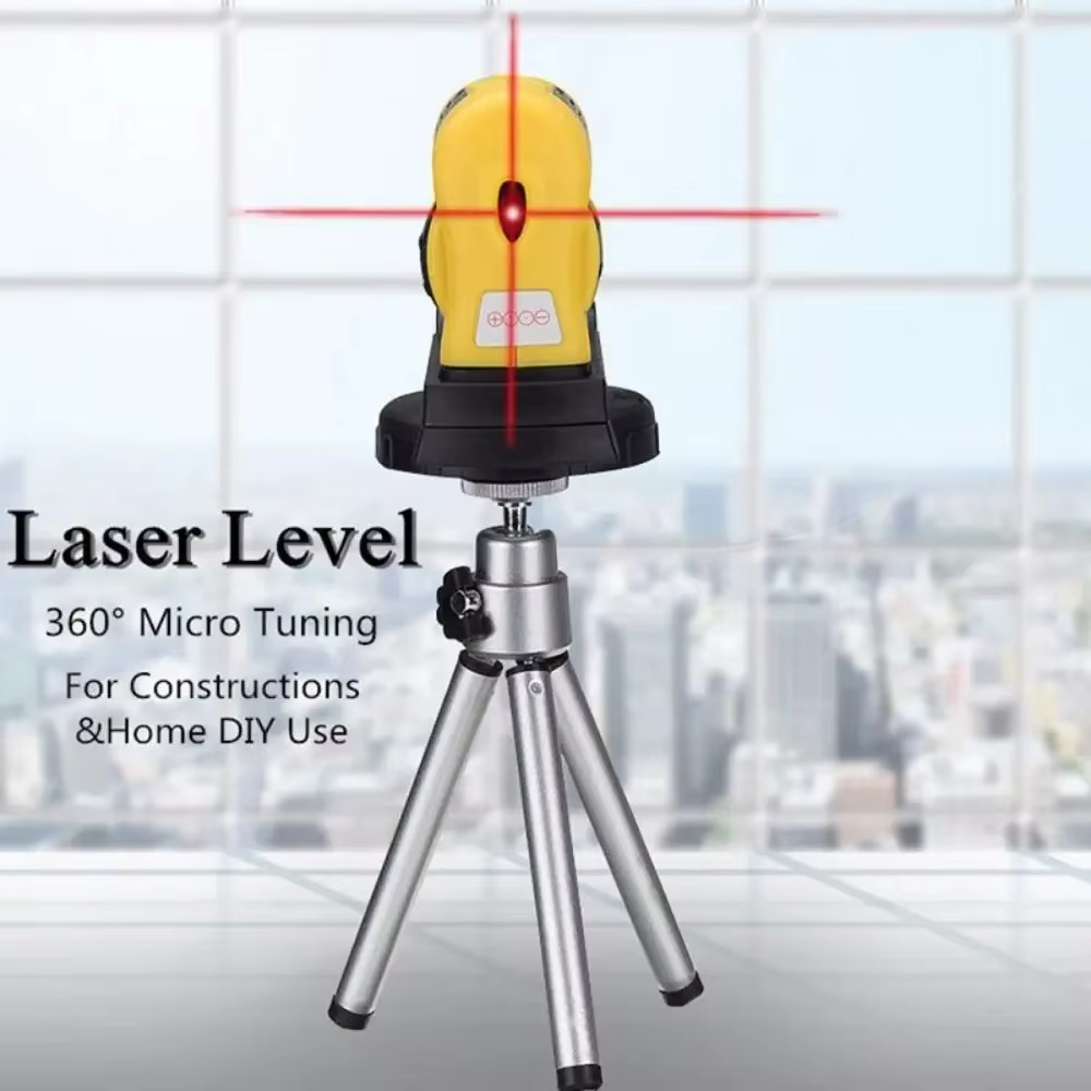 Niveau laser infrarouge à lignes horizontales et verticales avec trépied