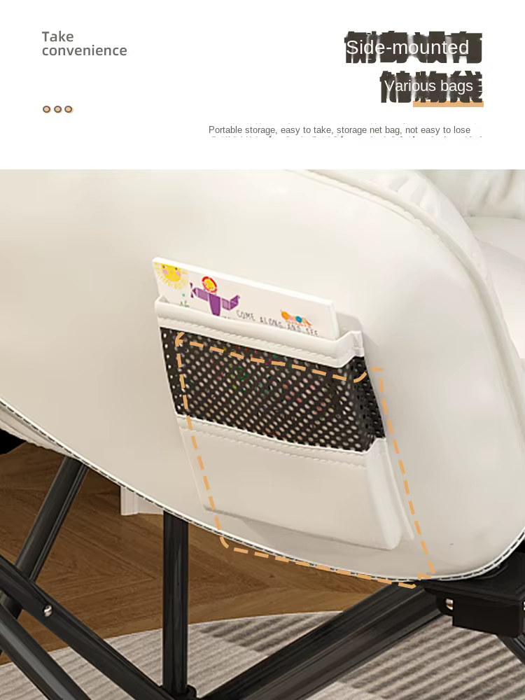 Chaise de jeu pliante pour chambre à coucher