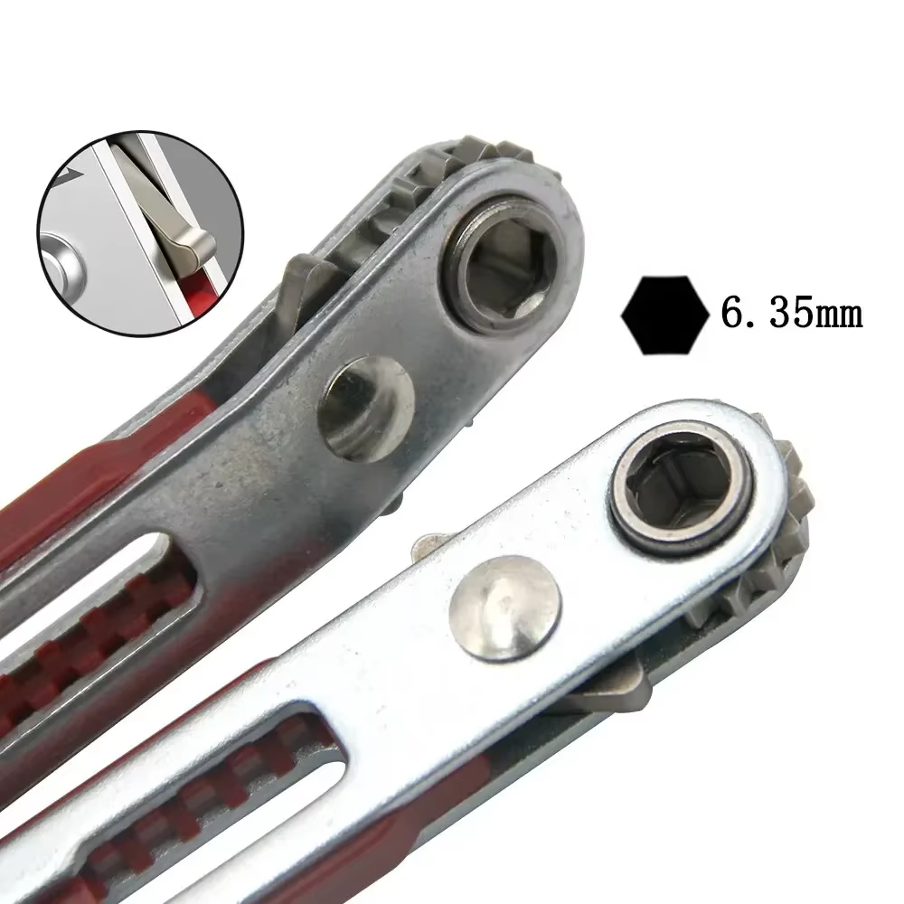 Tournevis à cliquet bidirectionnel multifonctionnel avant et arrière