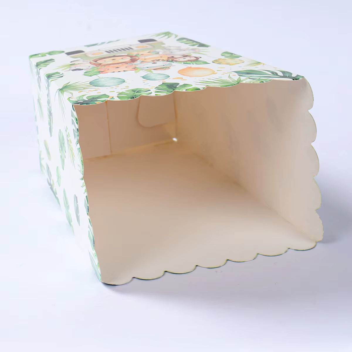 Boîtes à pop-corn pour animaux de la Jungle, boîtes à friandises du Zoo, fournitures de fête d'anniversaire sur le thème de la Jungle en papier, cadeaux de réception-cadeau pour bébé, décorations de n