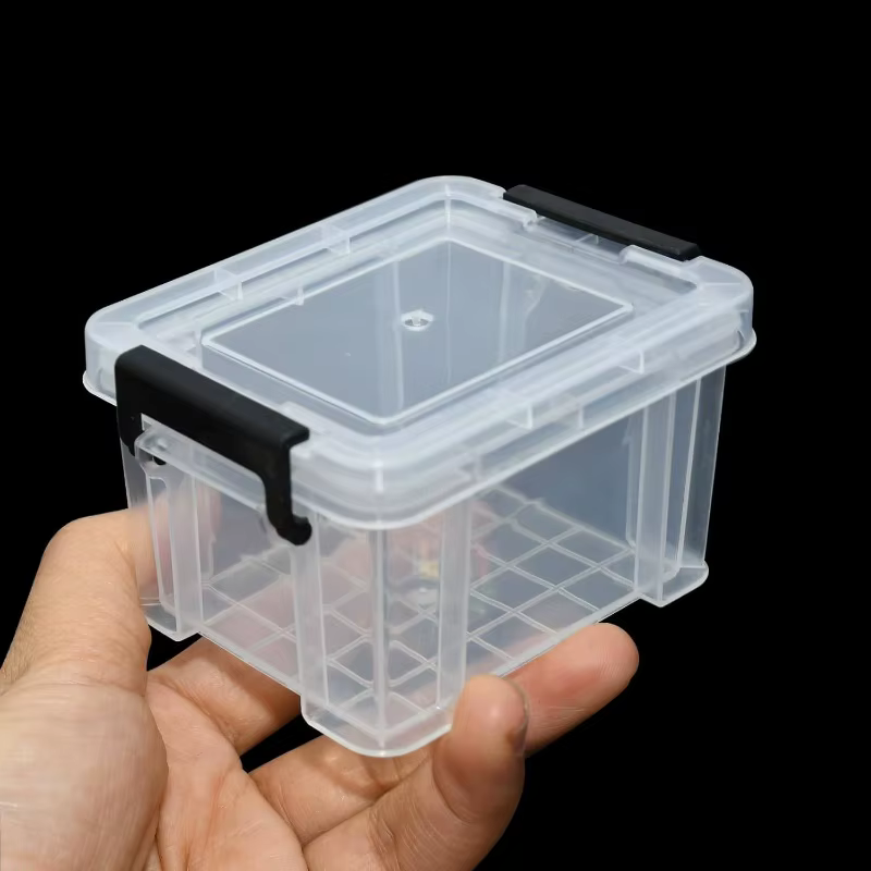 Boîtes de rangement en plastique empilables 4/6/8/12 pièces