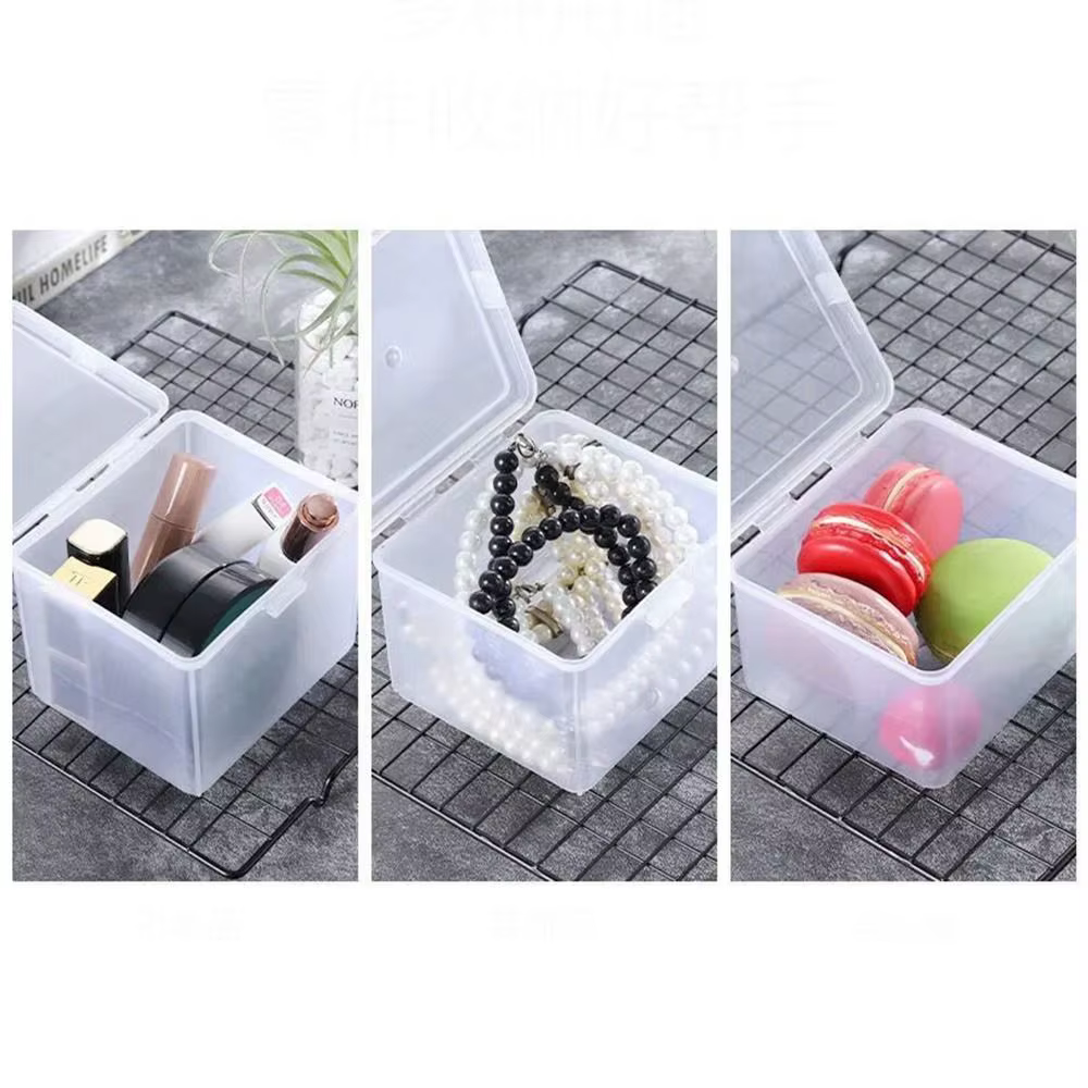 Boîte de Rangement Polyvalente en Plastique avec Couvercle