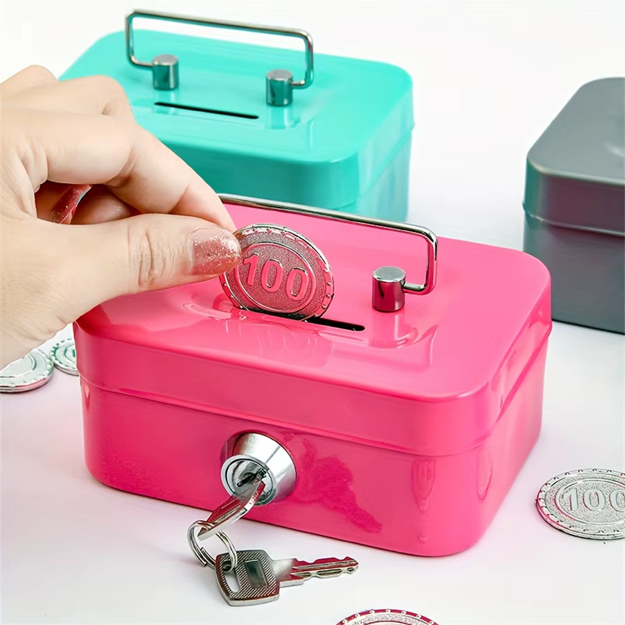 Boîte de rangement sécurisée pour clé en métal