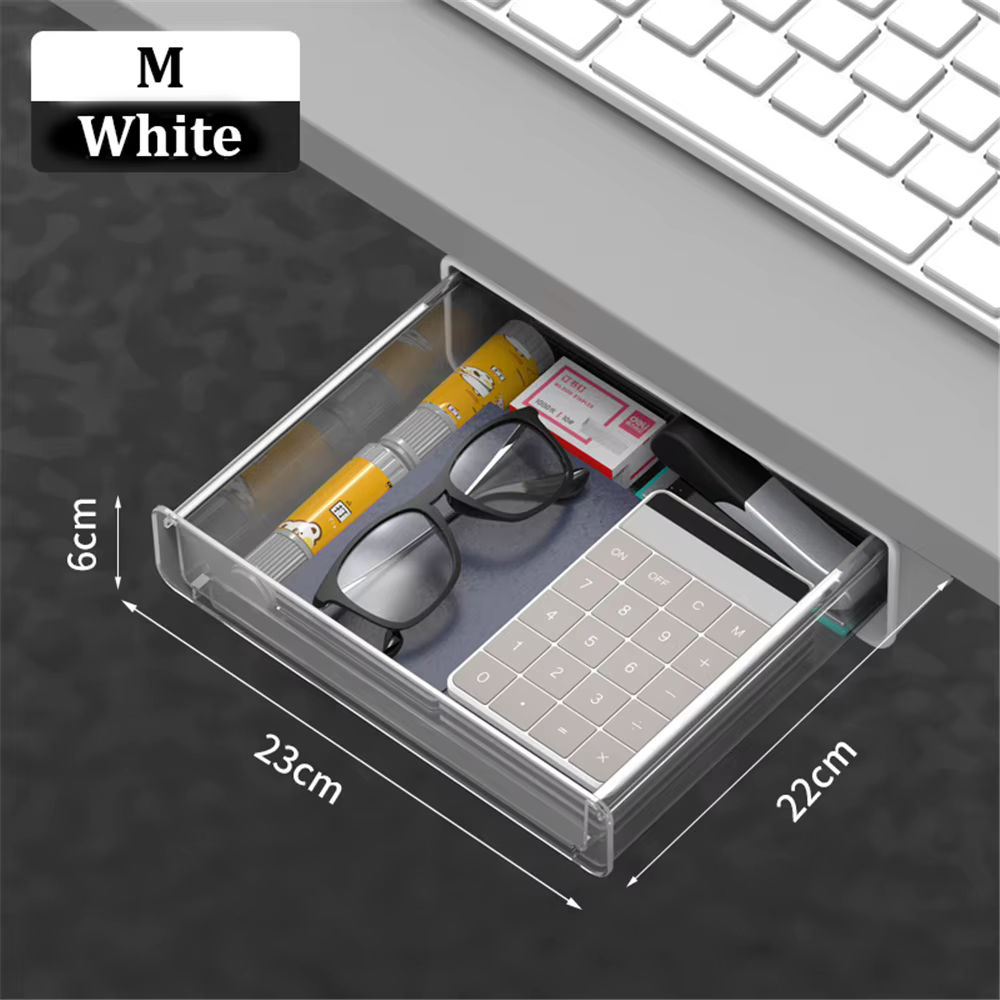 Boîte de rangement de bureau sous le bureau