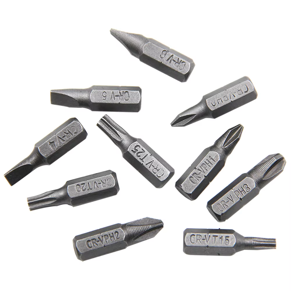 Embout de tournevis hexagonal 1/4 en forme de L