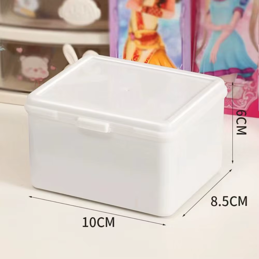 Boîte de rangement rectangulaire avec couvercle