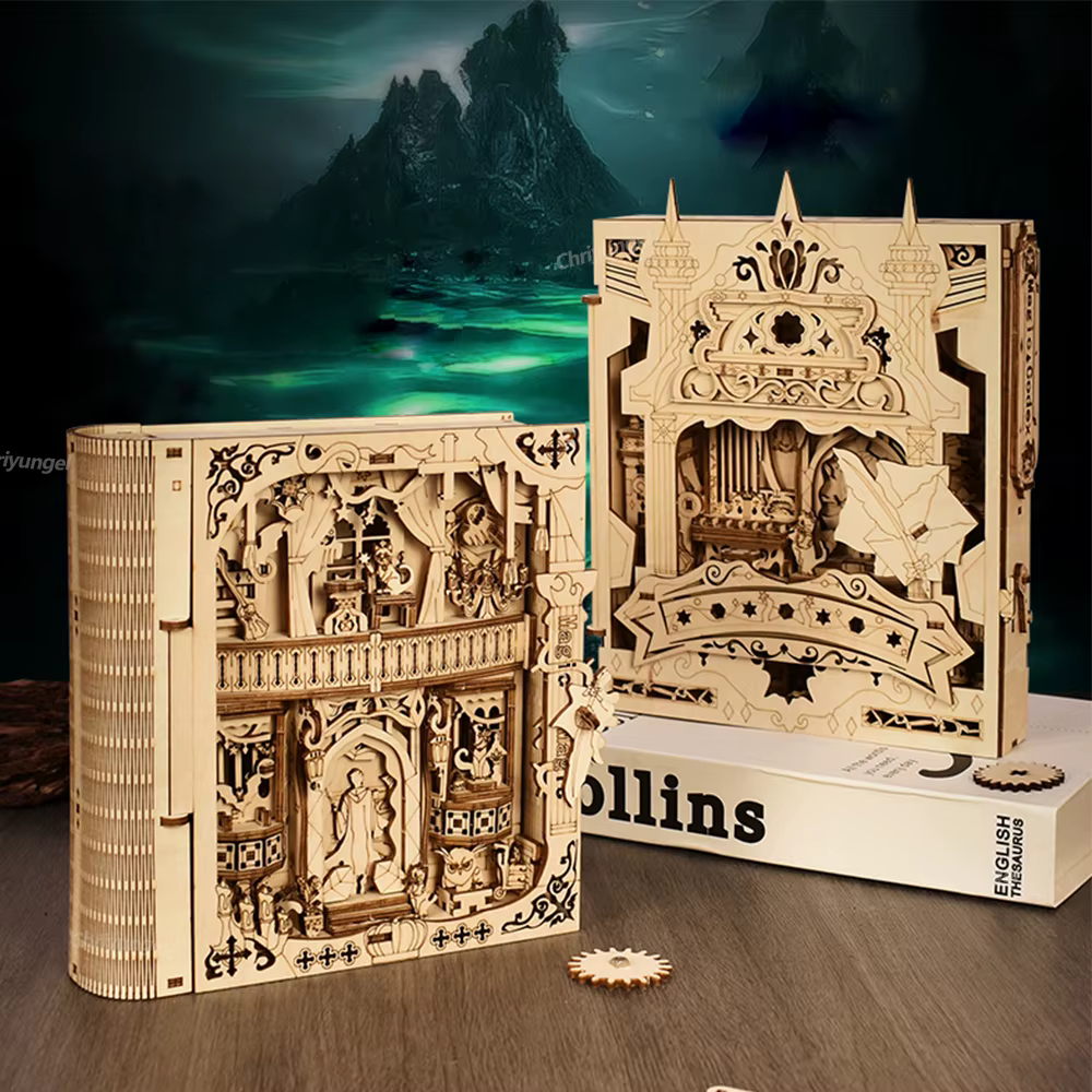 Livre des Secrets Puzzle 3D en bois