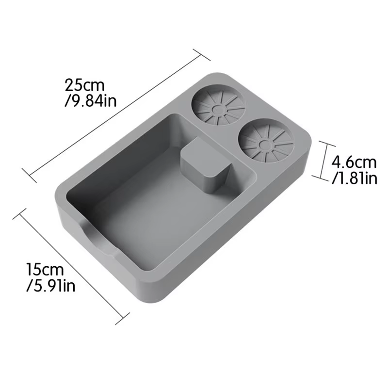 Boîte à marc de café 2-en-1 en silicone