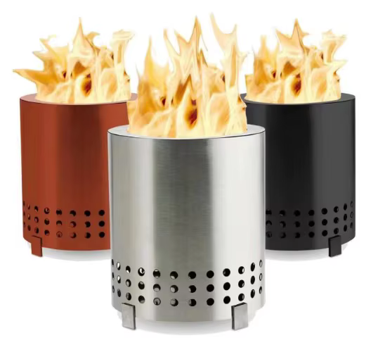 Brûleur de feu de joie Portable en acier inoxydable