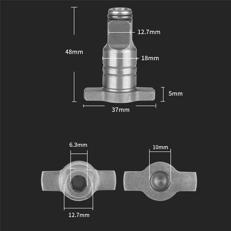 Clé à chocs électrique sans balais ABGE-4Pcs 18V