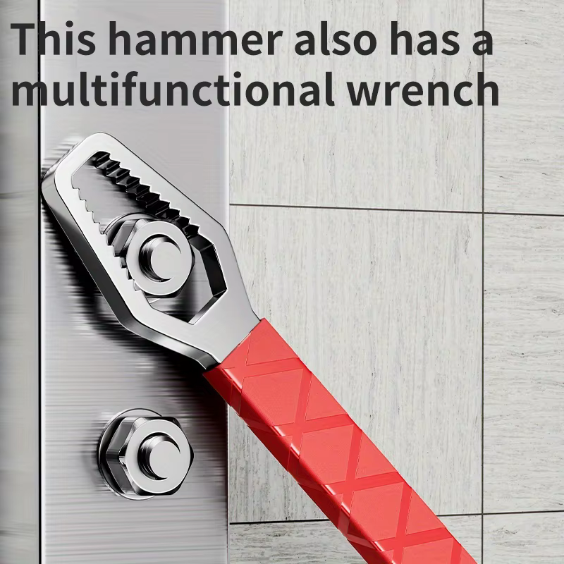 Marteau en forme de C multifonctionnel avec fonction clé