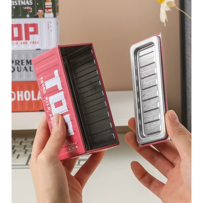 Boîte de rangement de conteneur créatif