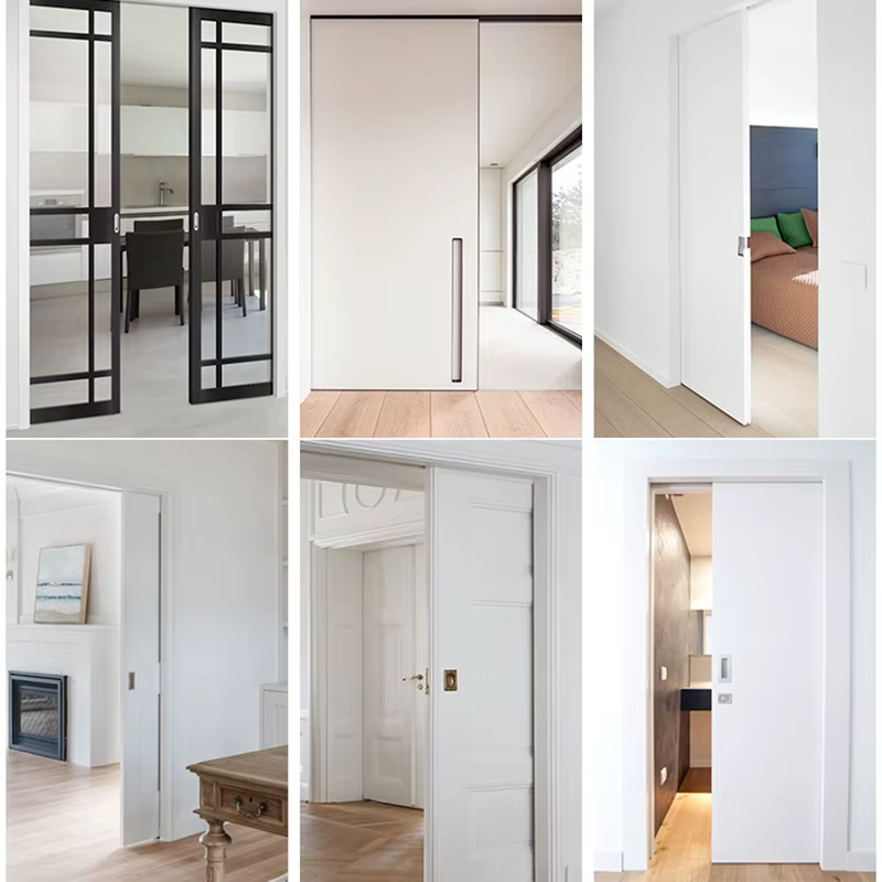 Rail de guidage invisible pour porte coulissante