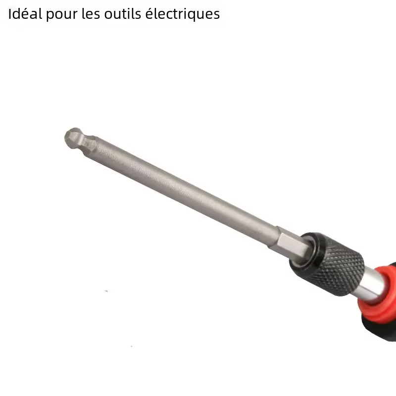 Jeu d'embouts de tournevis hexagonaux à extrémité sphérique