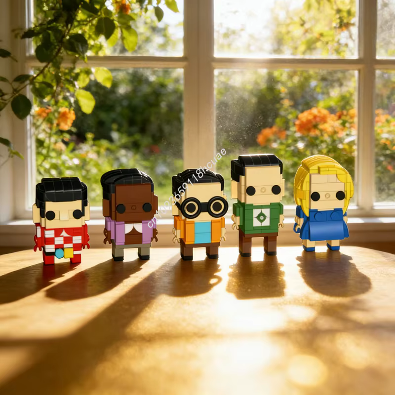 617 pièces MOC Brickheadz The Big Bang Theory