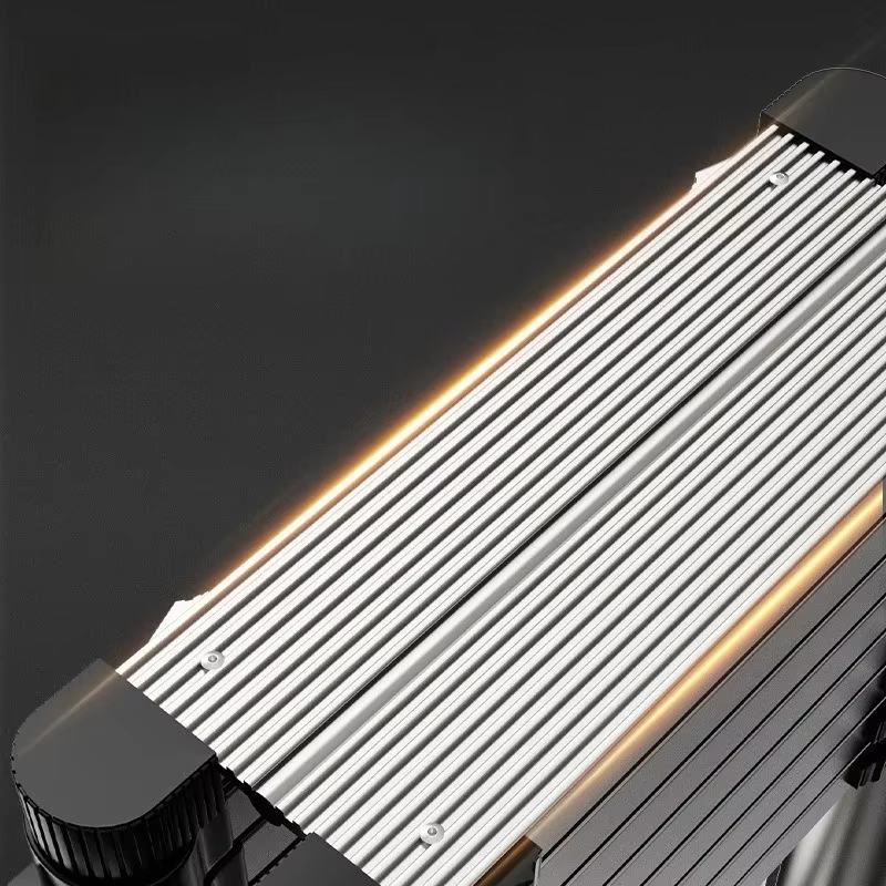 Échelle télescopique multifonctionnelle en acier inoxydable