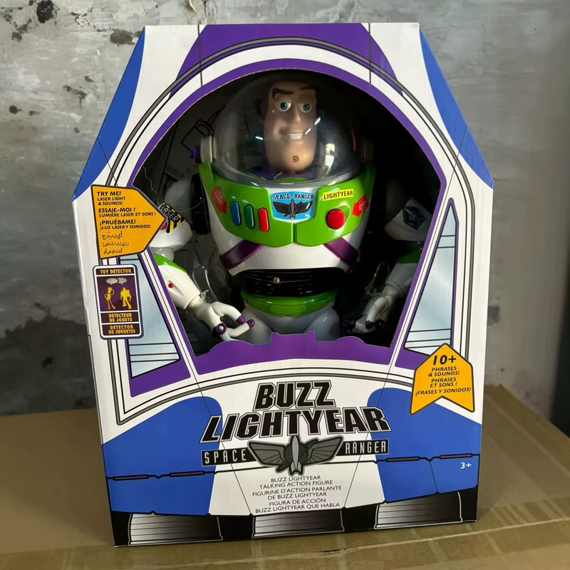 Figurine articulée Buzz Lightyear Space Ranger avec son et lumière, ornement de bureau à collectionner pour collectionneurs adultes