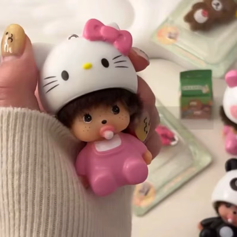 Porte-clés Hello Kitty en vinyle