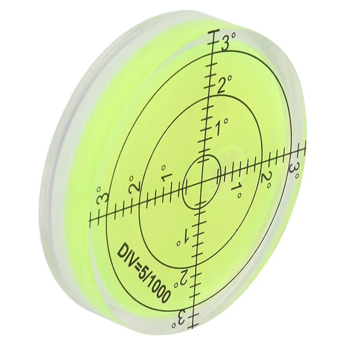 Petit niveau à bulle rond de 60 mm de diamètre