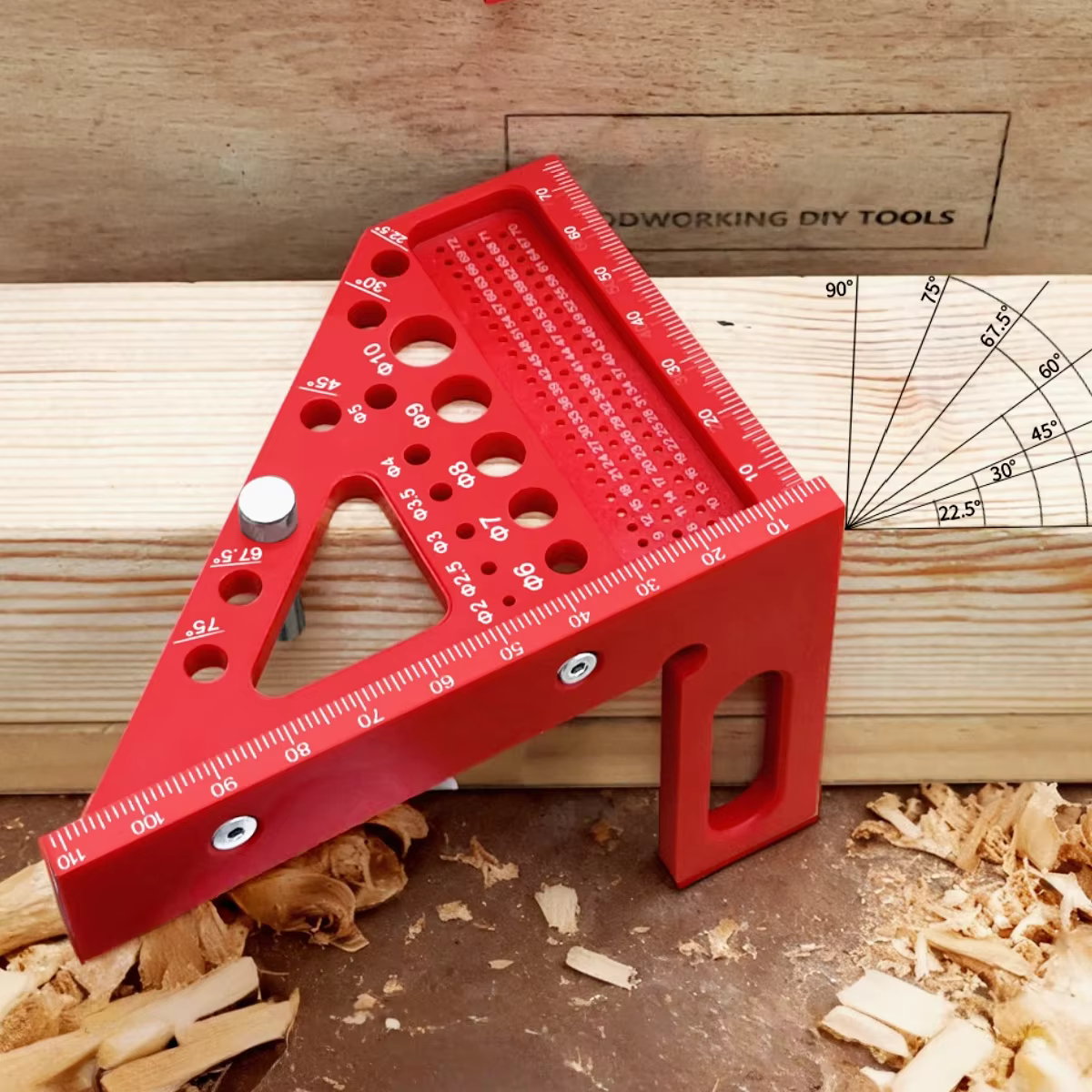 Règle de mesure multi-angle 3D