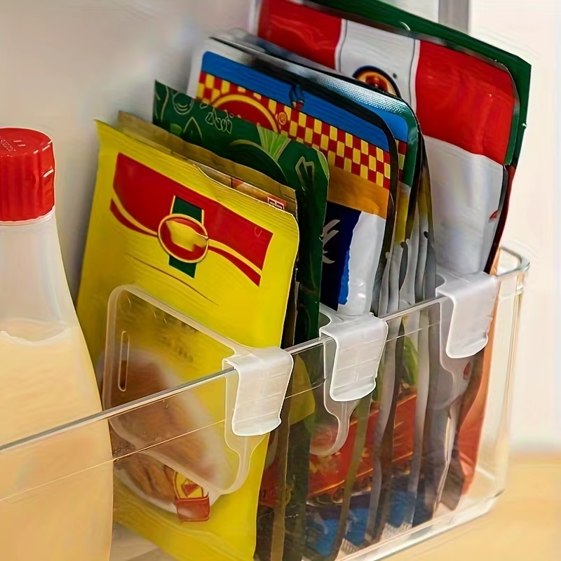 Panneau de séparation de rangement pour réfrigérateur domestique, diviseur de réfrigérateur, séparateurs de stockage, bouteille de cuisine, organisateur d'étagère, 4/8 pièces