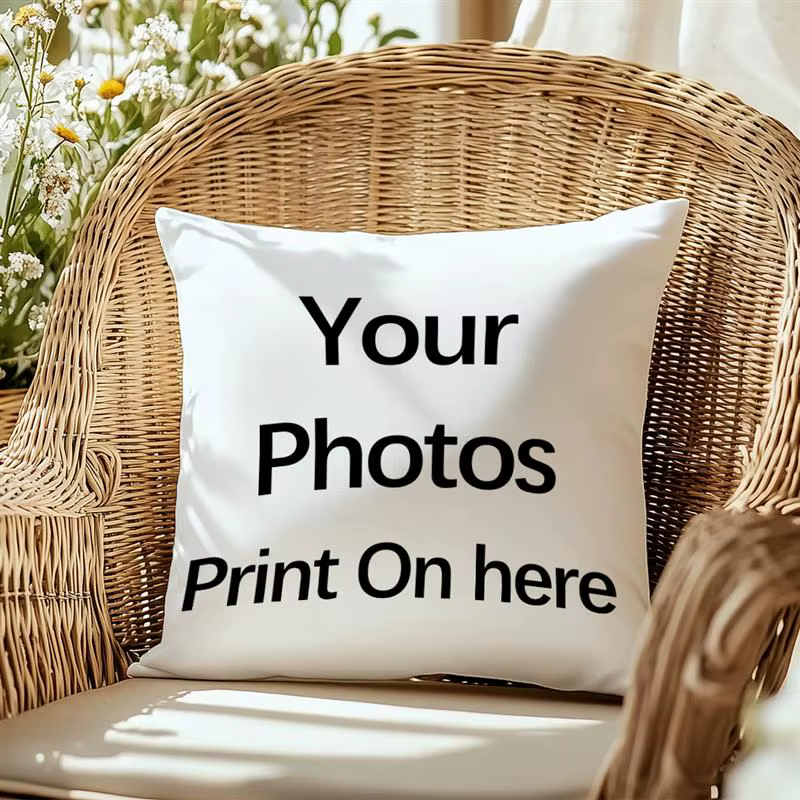 Taie d'oreiller personnalisée taie d'oreiller confortable imprimée votre conception image texte oreillers décoratifs pour la maison cadeaux pour la maison 45x45 cm