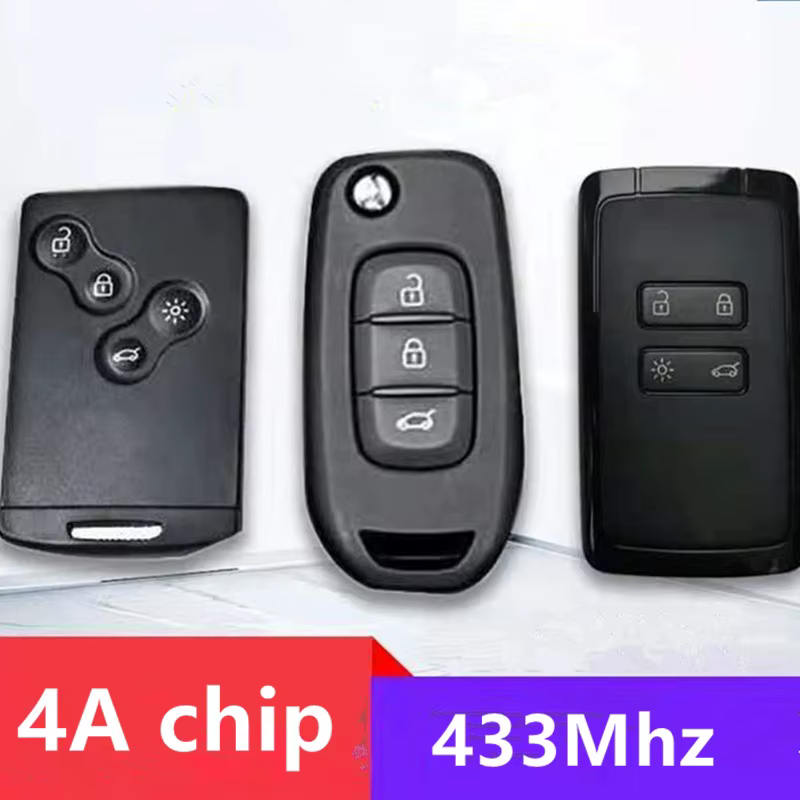 Carte-clé télécommande intelligente sans clé pour voiture Renault