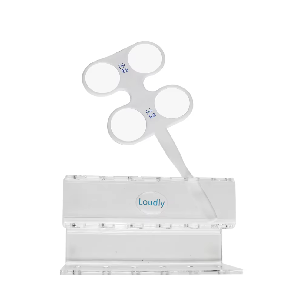 Marque forte 4 lentilles optométrie ophtalmique optique Flipper porte-lentille entraîneur oculaire Occluder FL-1