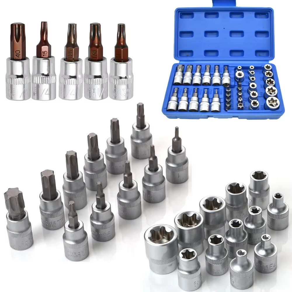 Jeu de douilles Torx et E-Torx