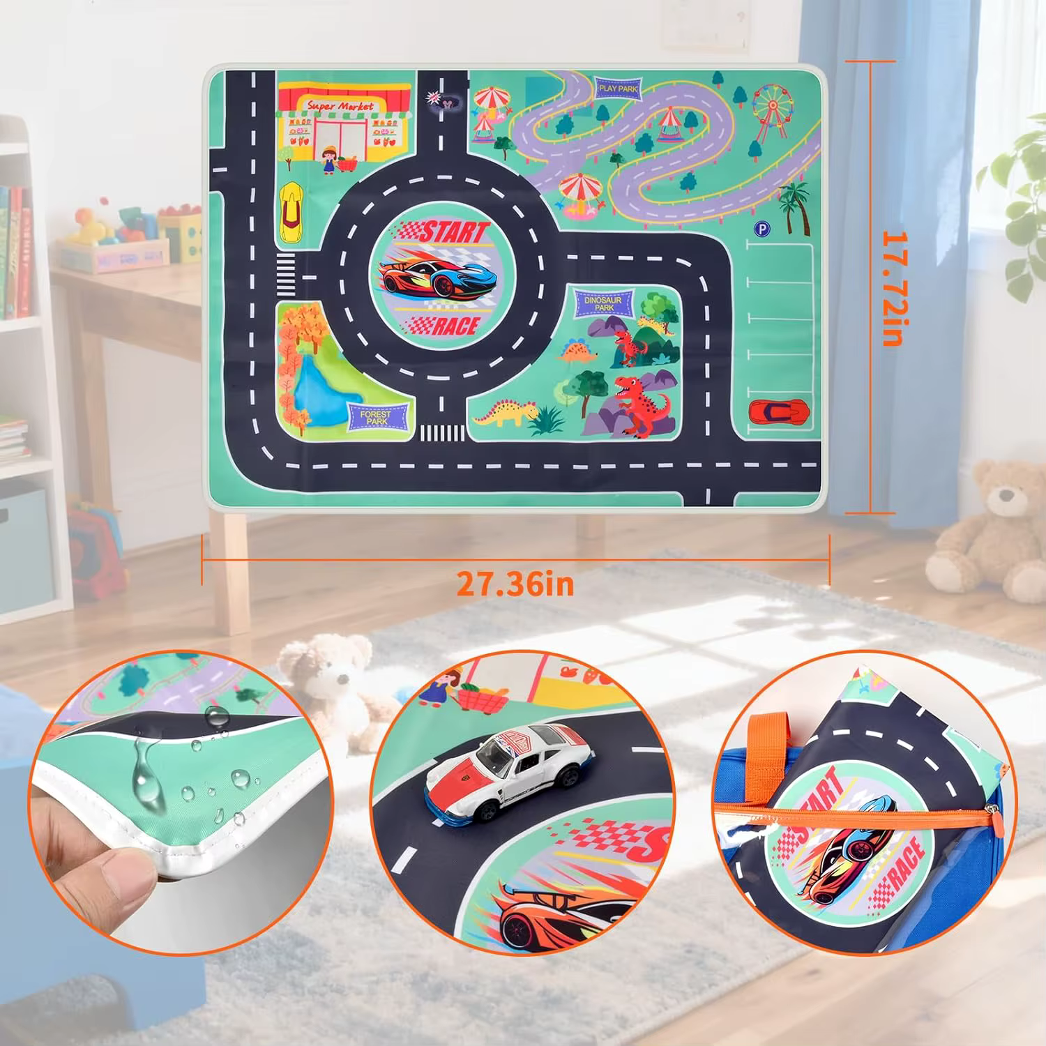 Mallette de rangement pour voiture jouet Compatible avec Hot Wheels pour boîte d'allumettes pour LEGO pour AZEN pour JOYIN pour travaux de baignoire, organisateur de voiture jouet Ho