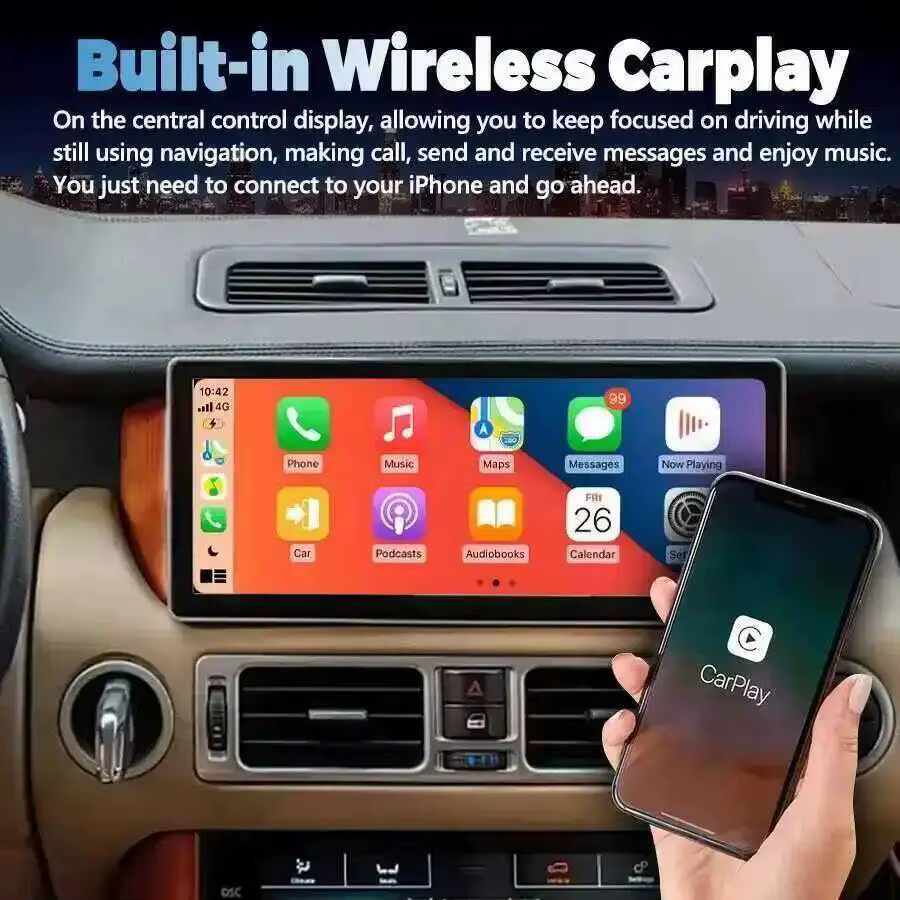 12.3 pouces voiture multimédia vidéo pour Land Rover Range