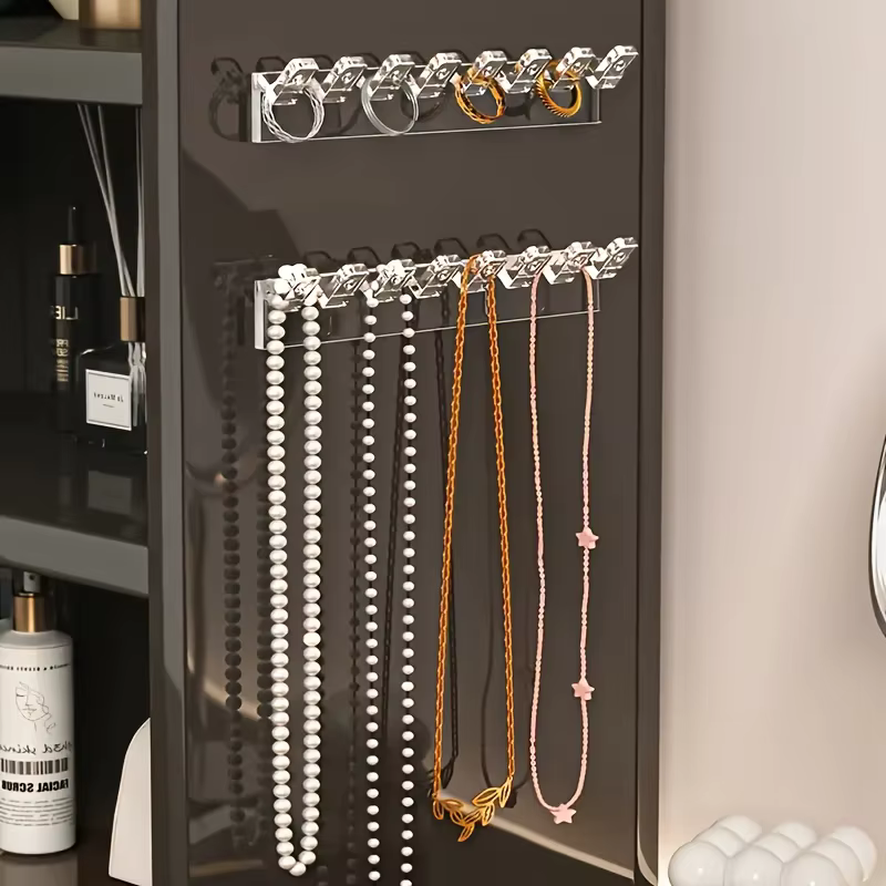 Organisateur de colliers auto-adhésif 3/6 pièces