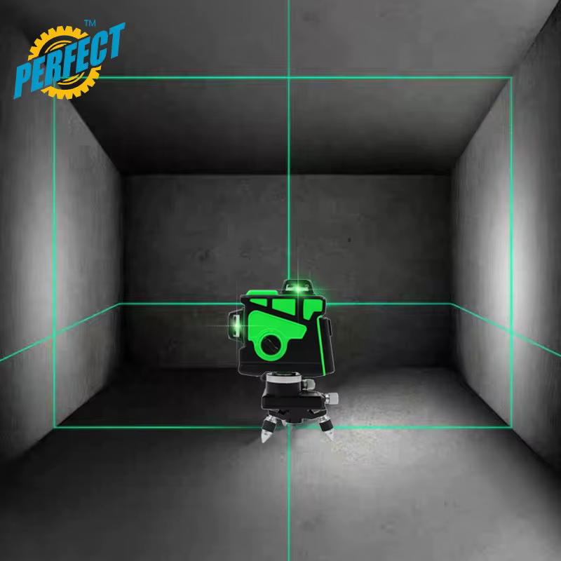 Niveau laser rotatif automatique 3D à ligne croisée verte auto-nivelant