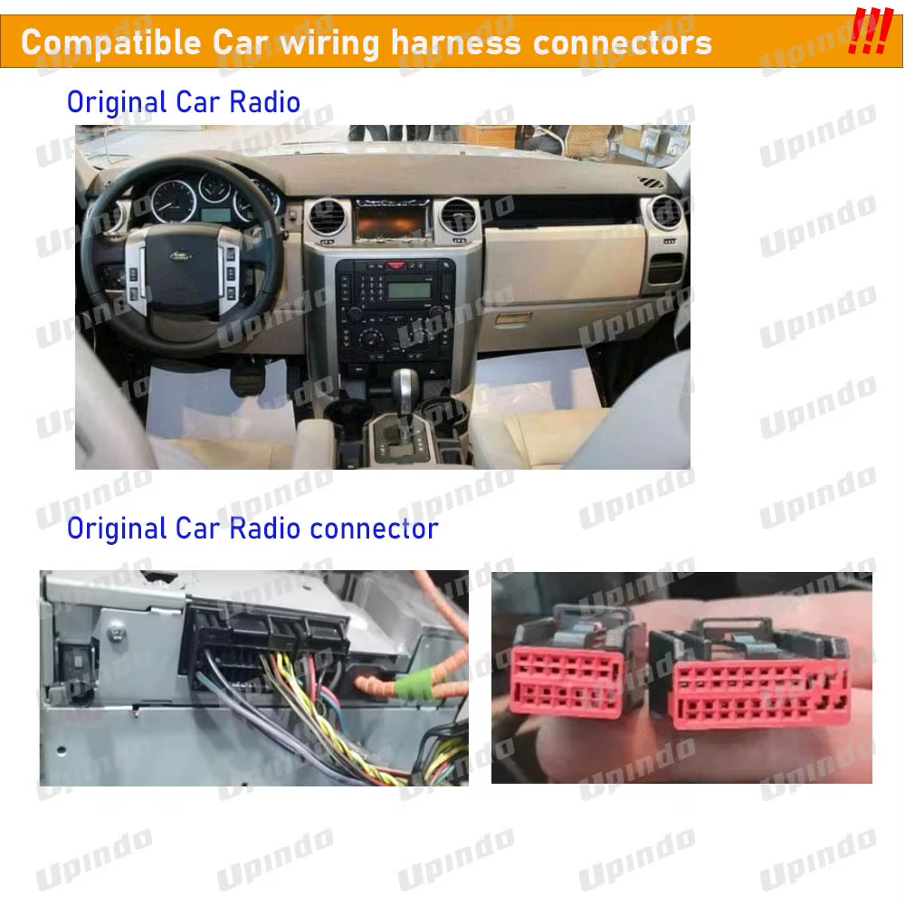 Accessoires de voiture câble Radio Android adaptateur CANBus pour Land Rover Discovery 3 Range