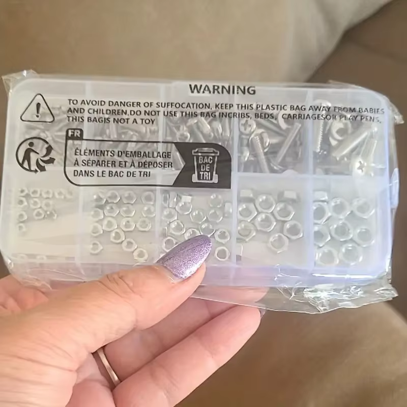 Kit d'assortiment de vis et d'écrous en acier inoxydable de qualité supérieure