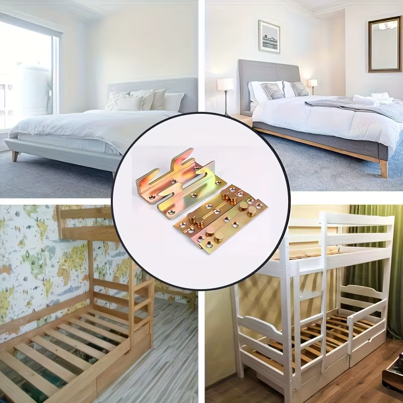 Ensemble de 4 supports en bois pour barreaux de lit