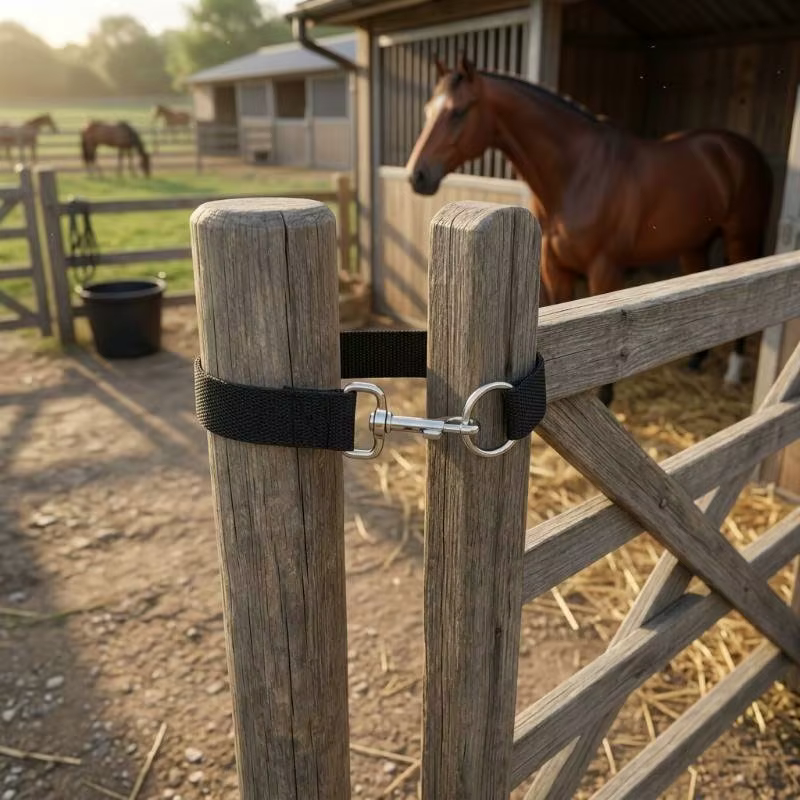 Loquet de portail pour chevaux de 50 cm de long
