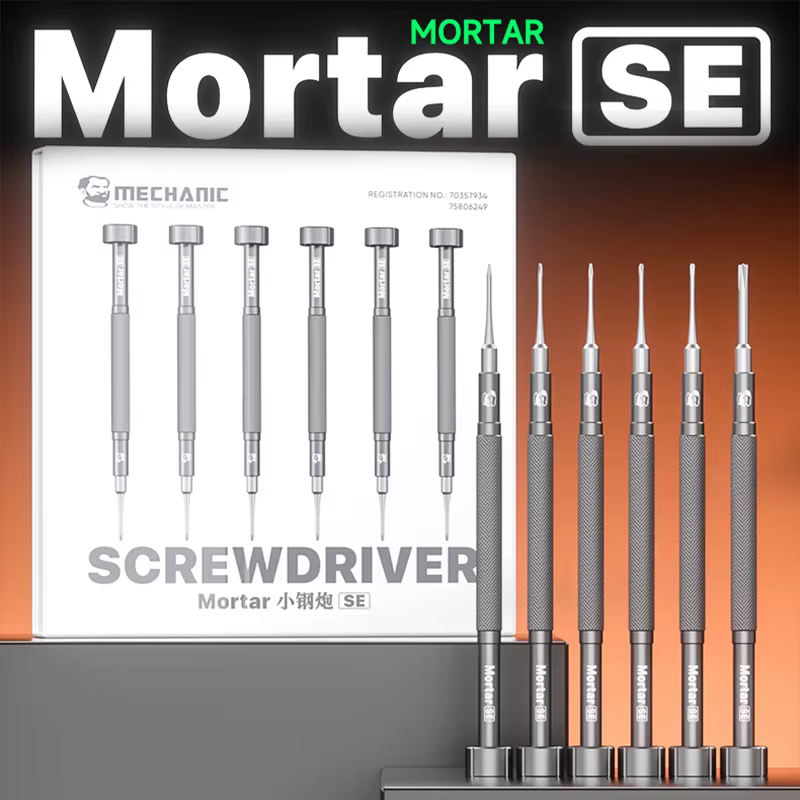 Mortier mécanique et jeu de tournevis SE