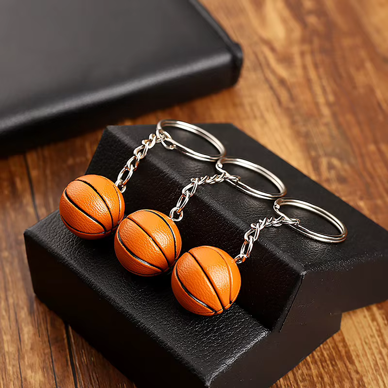 Porte-clés de sport de basket-ball