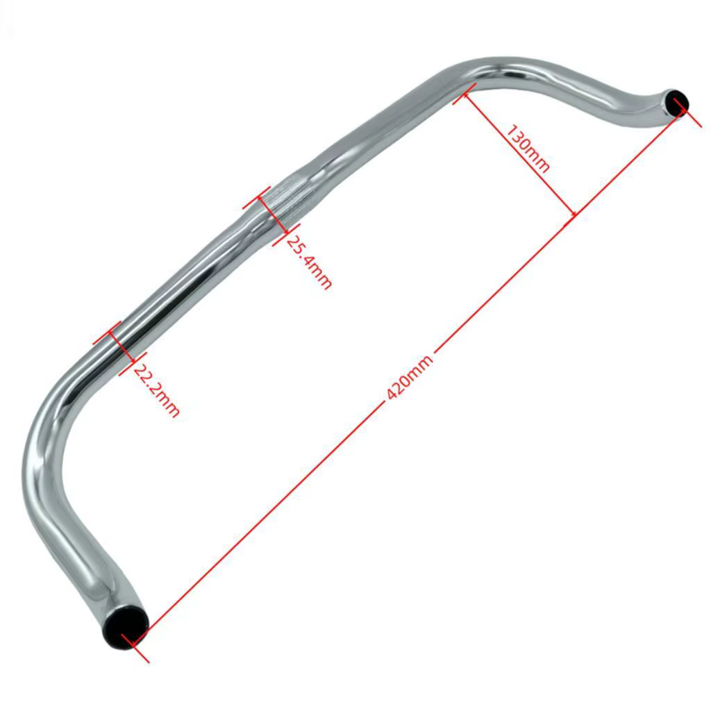 Guidon de vélo de montagne léger en aluminium