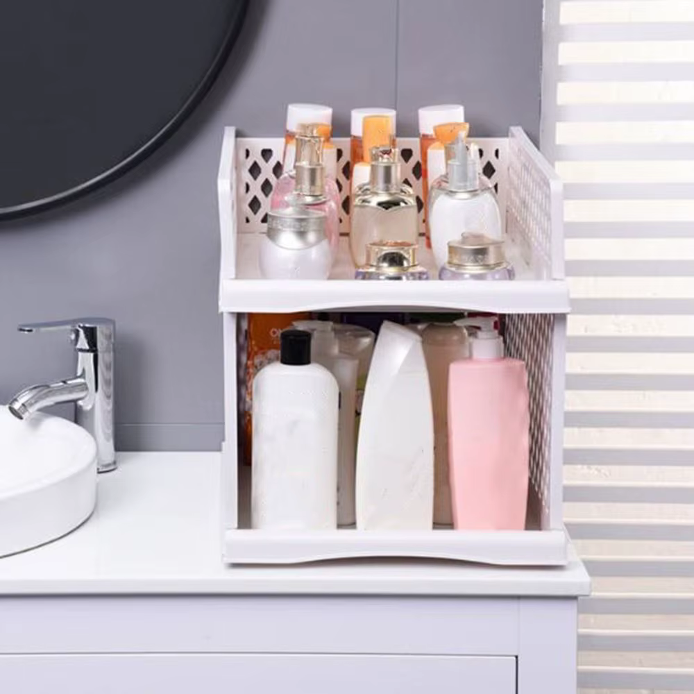 Étagère de rangement pour vêtements en plastique