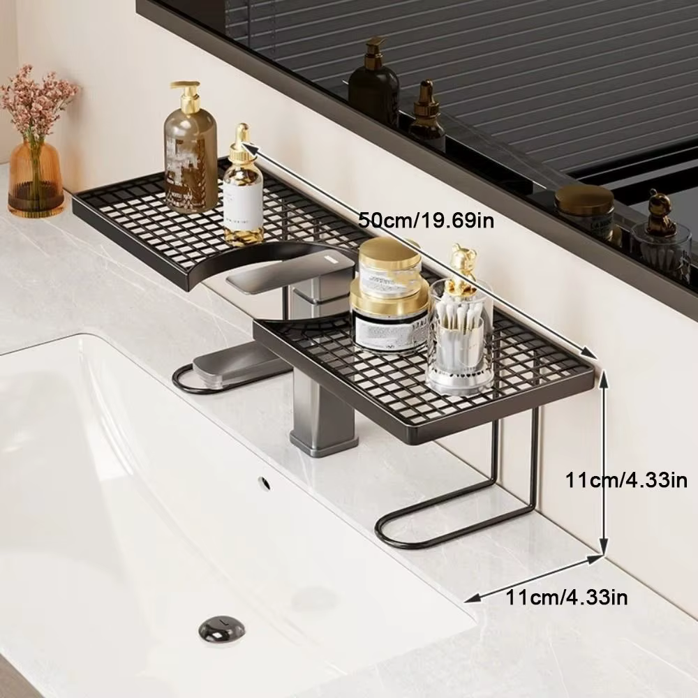 Étagère de rangement universelle pour salle de bain