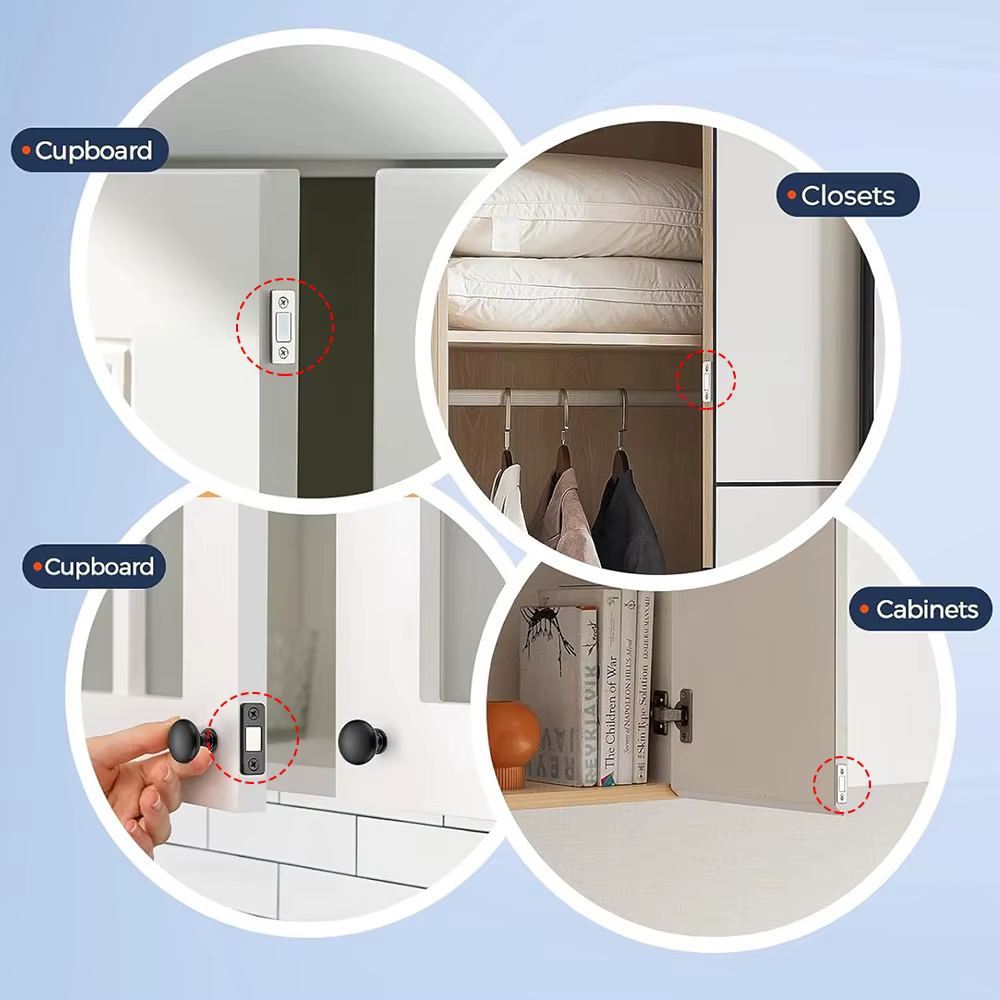 Loquet magnétique pour armoire