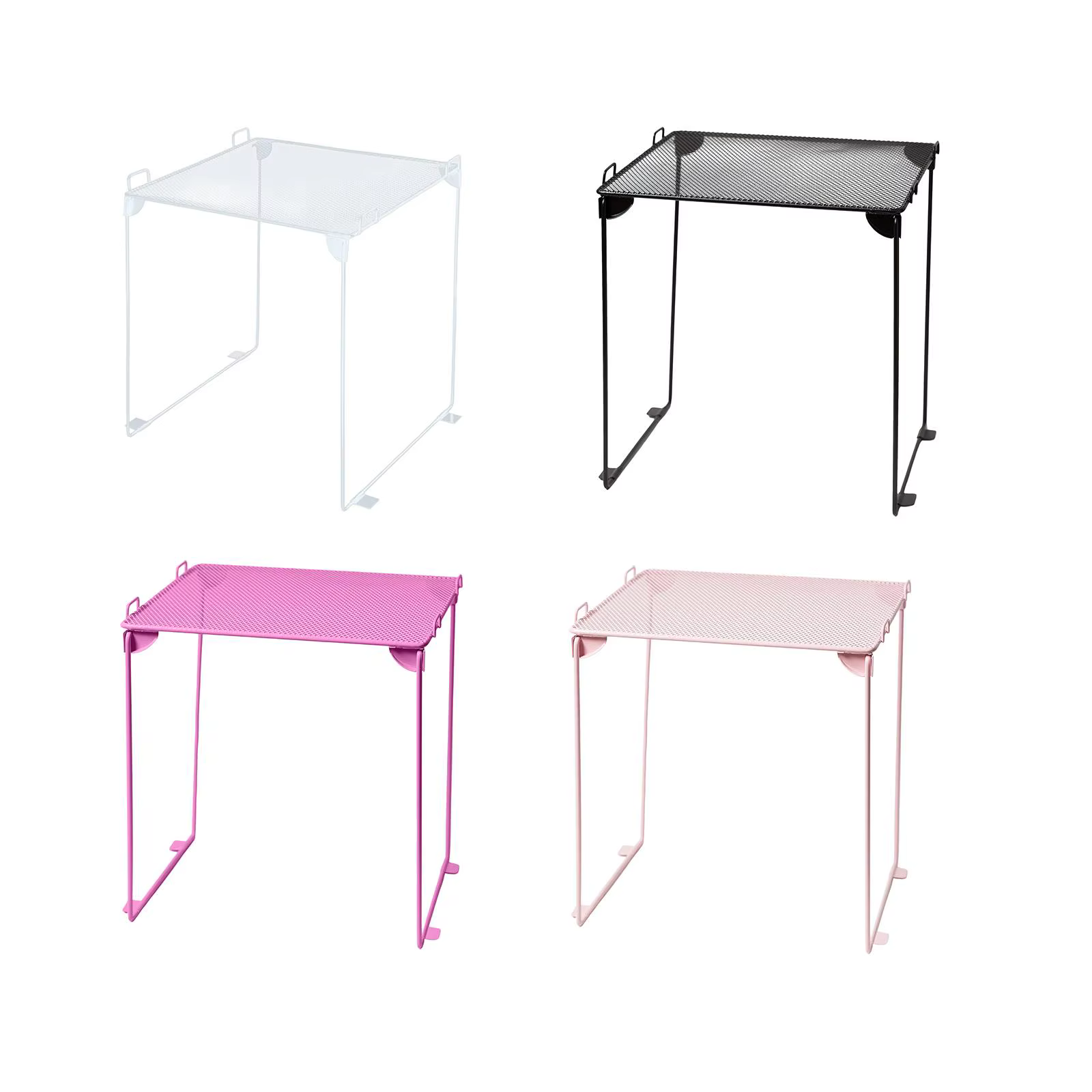 Étagère de rangement pliable en métal