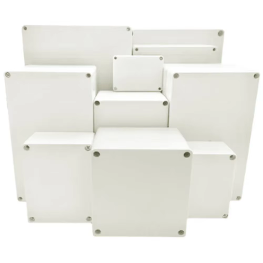 Boîte de jonction ABS pour projet électronique câble électrique IP67 boîtiers en plastique étanches extérieurs
