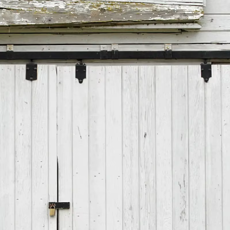 Kit de quincaillerie pour porte de grange 8-en-1