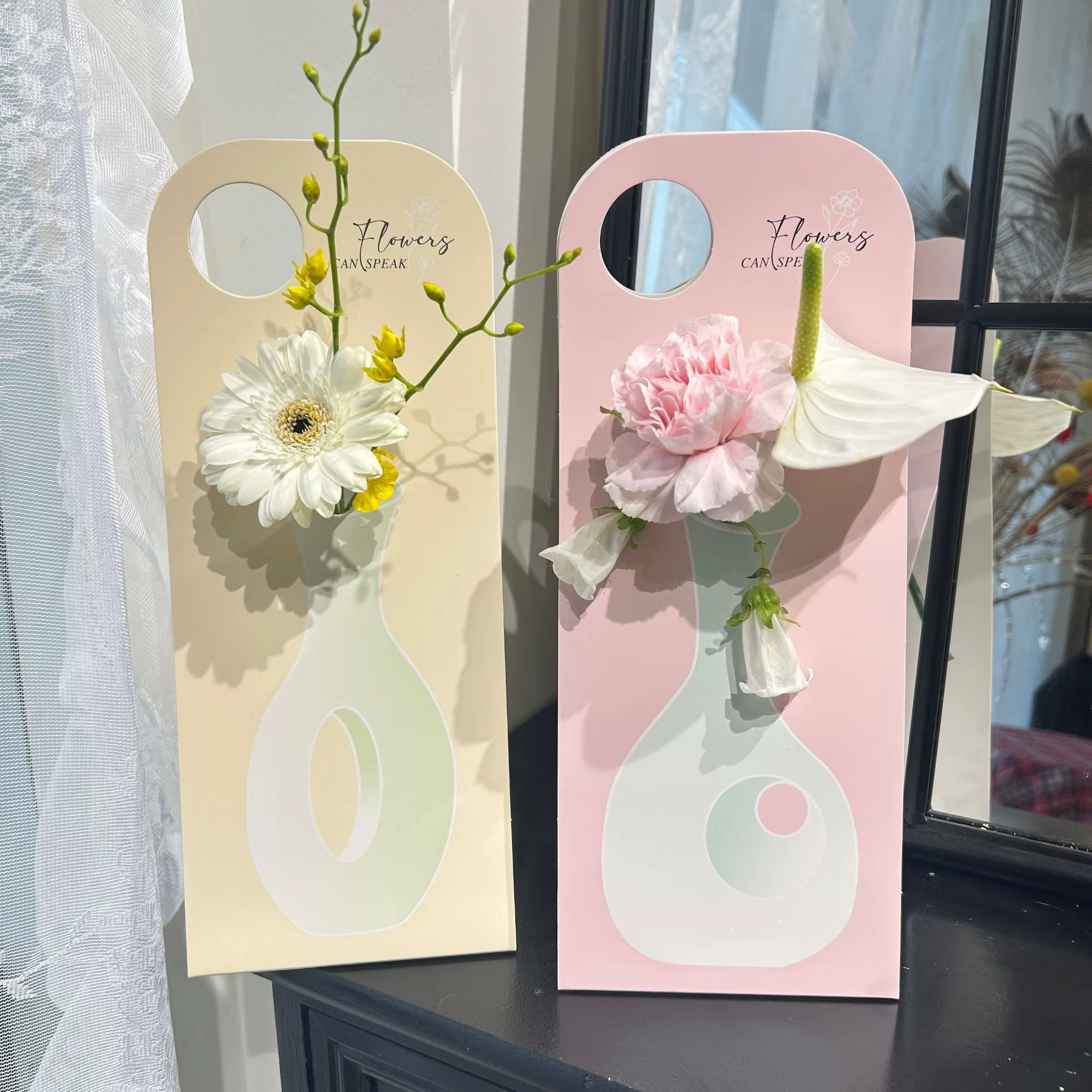 Boîte à fleurs portable pour la Saint-Valentin