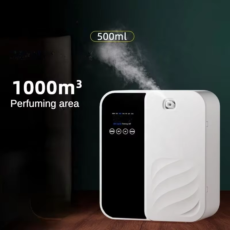 Diffuseur d'arôme électrique 1000m3, huiles essentielles de parfum, désodorisant, capacité de 500ML, arôme de parfum
